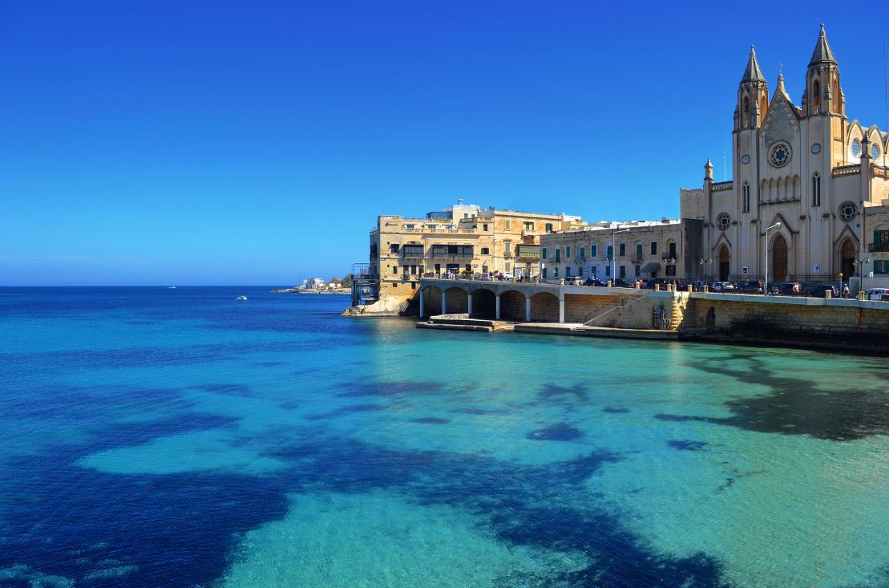 Modern Luxury Penthouse In Perfect Sliema Location Lägenhet Exteriör bild